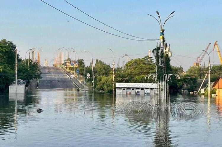 У Херсонській області інтенсивність підтоплення зменшується У Херсонській області інтенсивність підтоплення зменшується