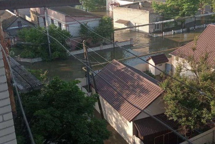 Water level in Kherson Oblast fell by another 26 cm overnight, yet 32 settlements remain flooded Water level in Kherson Oblast fell by another 26 cm overnight, yet 32 settlements remain flooded