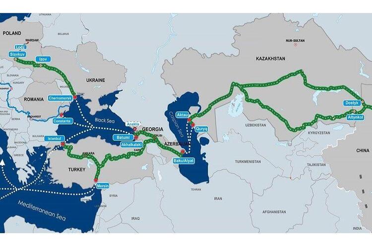 China, together with Kazakhstan and Georgia, is creating a new transportation route bypassing russia China, together with Kazakhstan and Georgia, is creating a new transportation route bypassing russia