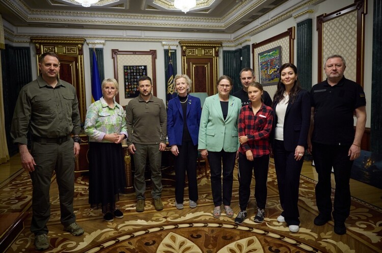 фото Офіційний сайт Президента України Грета Тунберг приїхала до Києва і зустрілася з президентом Зеленським