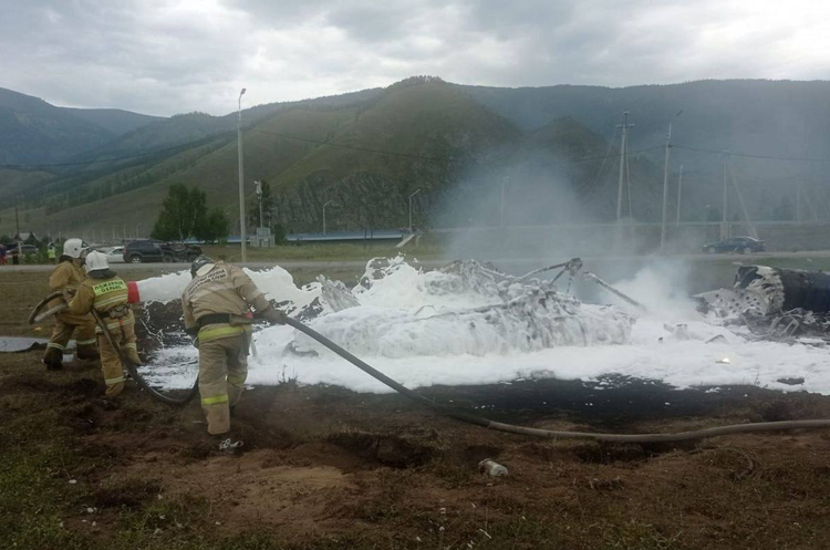 У Республіці Алтай упав російський гвинтокрил Мі-8 У Республіці Алтай упав російський гвинтокрил Мі-8