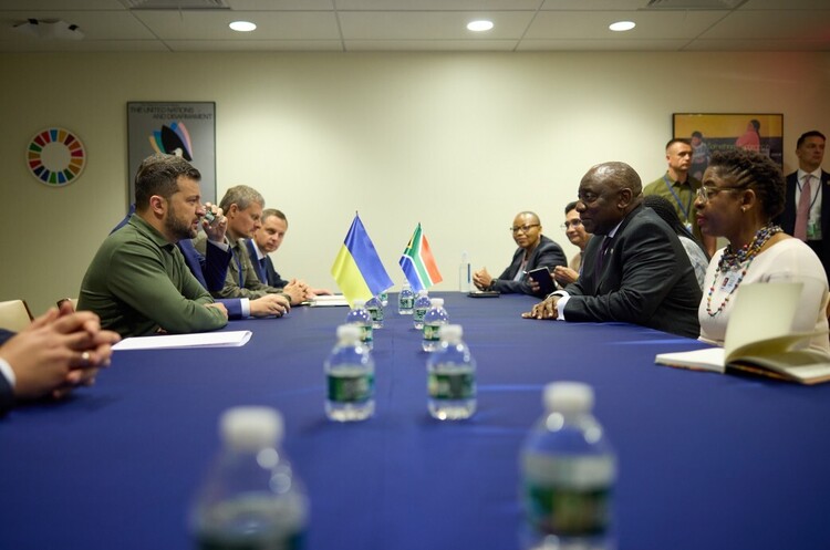 Зеленський зустрівся в Нью-Йорку з президентами ПАР та Кенії