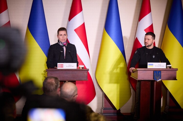 фото Офіційний сайт Президента України Данія надіслала Україні новий пакет військової допомоги на $522 млн