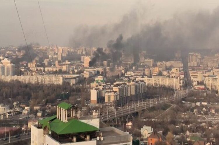 Фото: t.me/breakingmash міноборони росії визнало, що прильоти по Бєлгороду відбулися через невдалу роботу їх ППО