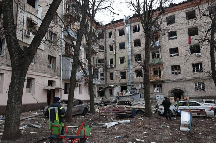 Наслідки ударів по Харкову, 2 січня Кількість постраждалих унаслідок обстрілу Харкова 2 січня зросла до 63 осіб