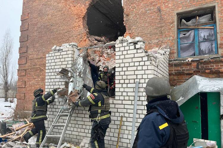 Окупанти вдарили по Куп'янську на Харківщині Окупанти вдарили по Куп'янську на Харківщині