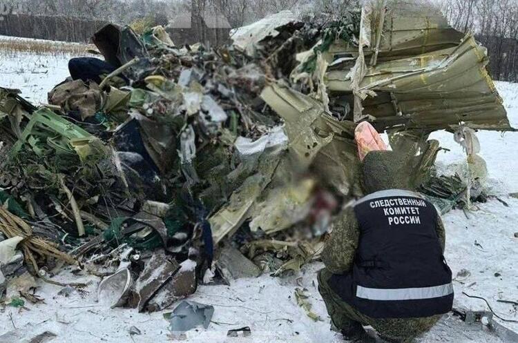 фото СКР Представник ГУР Юсов: росія не вимагала режим тиші на ділянці біля Бєлгорода, де було збито Іл-76