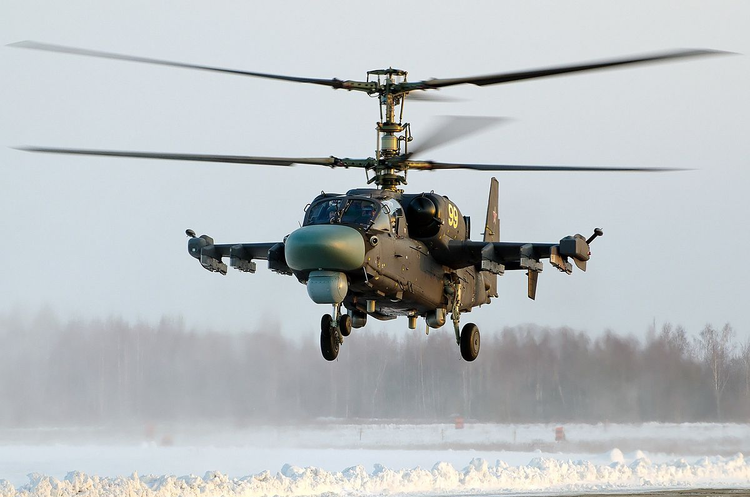 Оборонці збили російський гвинтокрил Ка-52 «Алігатор» Оборонці збили російський гвинтокрил Ка-52 «Алігатор»