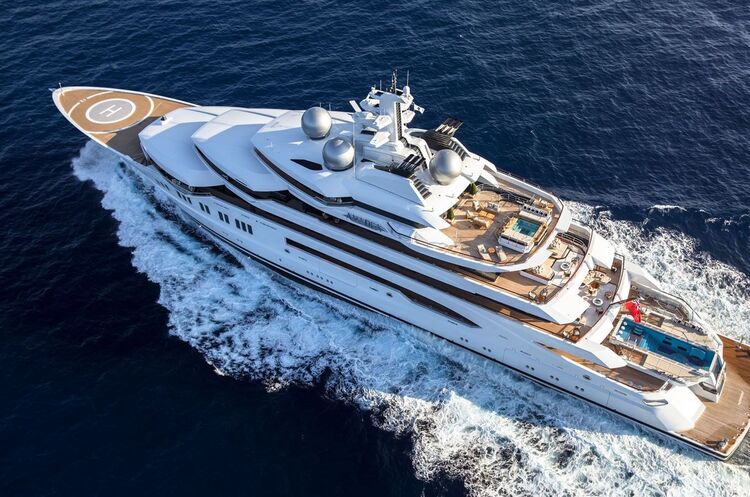Amadea США витрачає на утримання яхти російського мільярдера Керімова $7 млн на рік