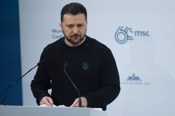 Володимир Зеленський виступив на Мюнхенській щорічній безпековій конференції Володимир Зеленський виступив на Мюнхенській щорічній безпековій конференції