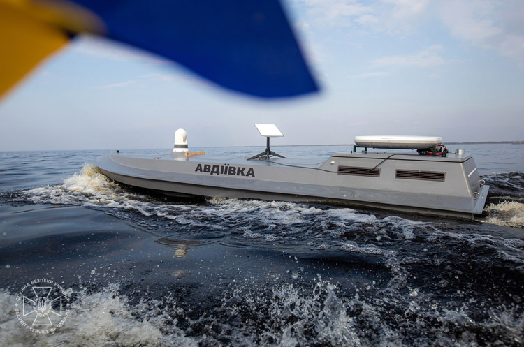 СБУ показала оновлений морський дрон «Sea Baby» СБУ показала оновлений морський дрон «Sea Baby»