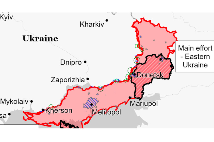 understandingwar.org росія зможе розпочати масштабний наступ лише на одному напрямку – ISW