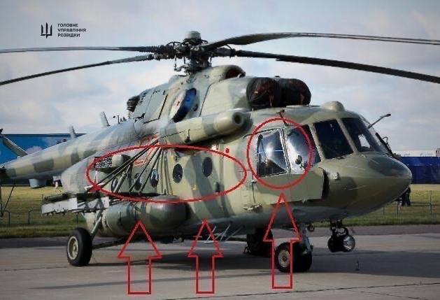 ГУР заявило про знищення гелікоптера Мі-8 у рф на аеродромі «Кряж» ГУР заявило про знищення гелікоптера Мі-8 у рф на аеродромі «Кряж»