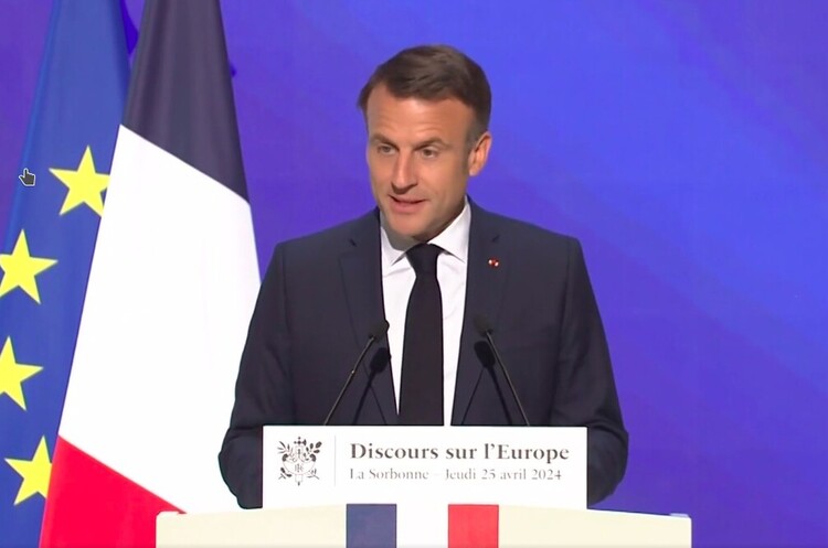 @EmmanuelMacron «Жодних обмежень для допомоги Україні бути не повинно»: Макрон виступив з програмою порятунку Європи