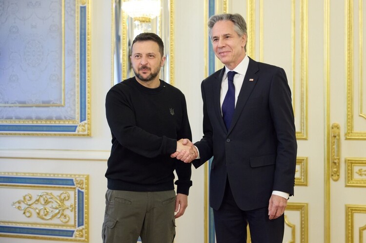 фото Офіційний сайт Президента України Блінкен: «Найближчі тижні й місяці вимагатимуть багато чого від українців, але ви не самі»