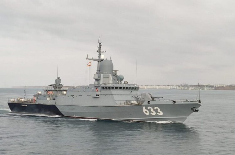 ЗСУ вразили російський ракетний корабель «Циклон» проєкту 22800 – Генштаб ЗСУ вразили російський ракетний корабель «Циклон» проєкту 22800 – Генштаб