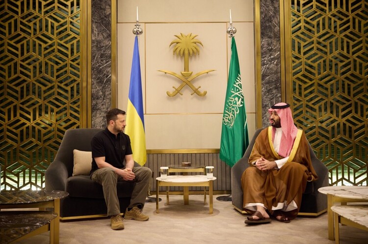 фото Офіційний сайт Президента України Зеленський зустрівся зі спадкоємним принцем Саудівської Аравії бін Салманом