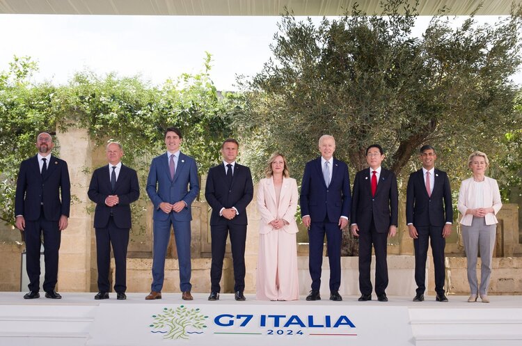 фото @Bundeskanzler Лідери G7 домовилися про кредит для України на $50 млрд з доходів від заморожених російських активів