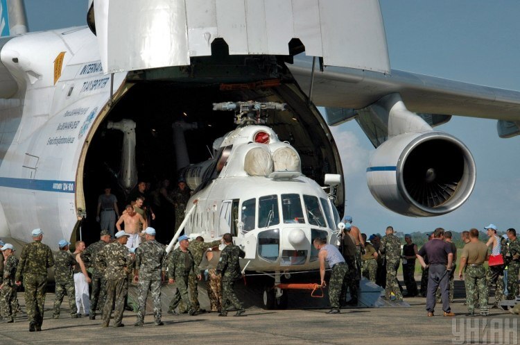 Зображення ілюстративне Український Ан-124 «Руслан» доставив перші додаткові багатоцільові гелікоптери до Філіппін