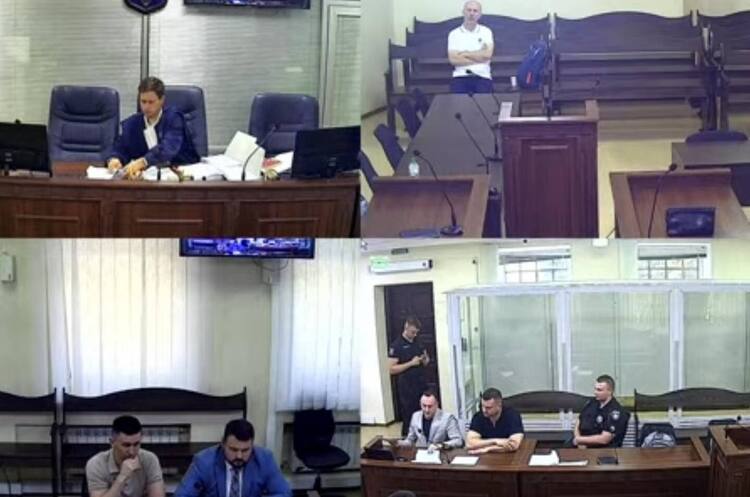 Скрішот з онлайн-трансляції судового засідання 26 червня 2024 року ВАКС відправив під арешт мера Мукачева