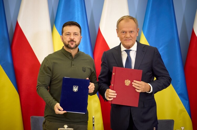 фото Офіційний сайт Президента України Польща буде збивати ракети і дрони над Україною згідно з безпековою угодою