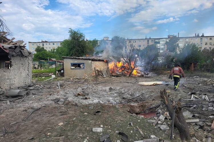 Фото: Національна поліція росіяни атакували Харківщину: є загиблі та постраждалі