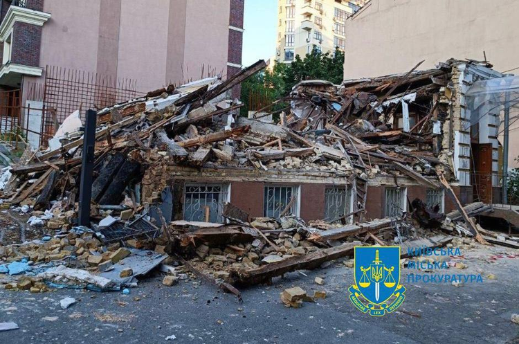 Зруйнована садиба Зеленських Знесення історичної садиби Зеленських у Києві: місто подасть до суду на забудовника