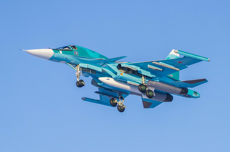 На Курщині збили російський Су-34 На Курщині збили російський Су-34