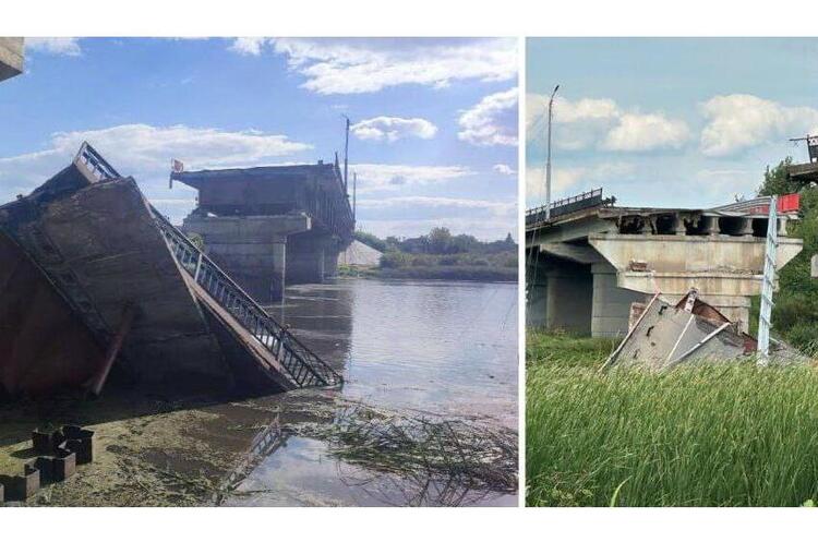 t.me/Alekhin_Telega/11258 ЗСУ знищили міст через річку Сейм в Курській області