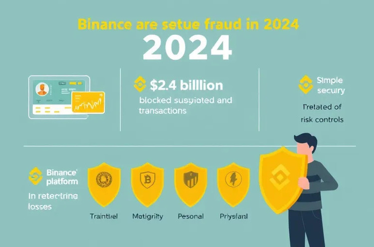 Зображення згенеровано ШІ Криптобіржі Binance вдалося запобігти втратам користувачів на $2,4 млрд у 2024 році
