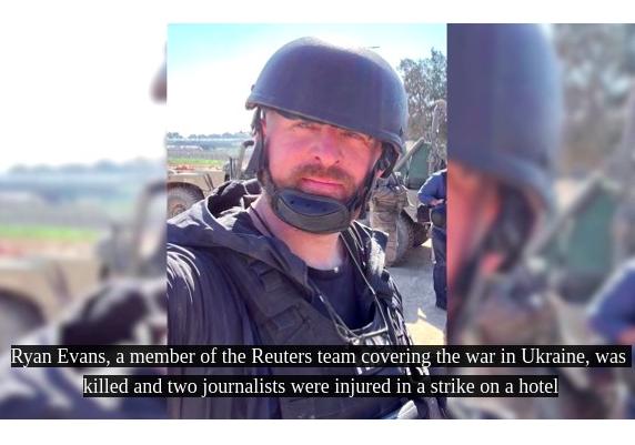 скріншот Reuters повідомило про загибель під час удару по Краматорську свого працівника