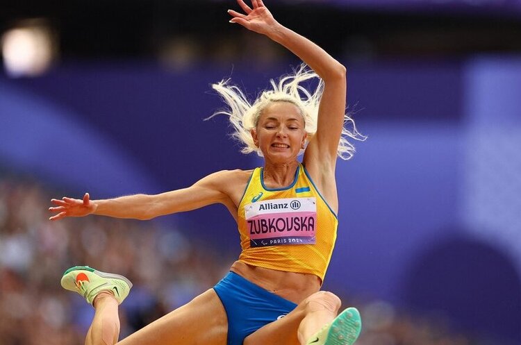 Фото: REUTERS/Umit Bektas Оксана Зубковська взяла «золото» на Паралімпійських іграх-2024