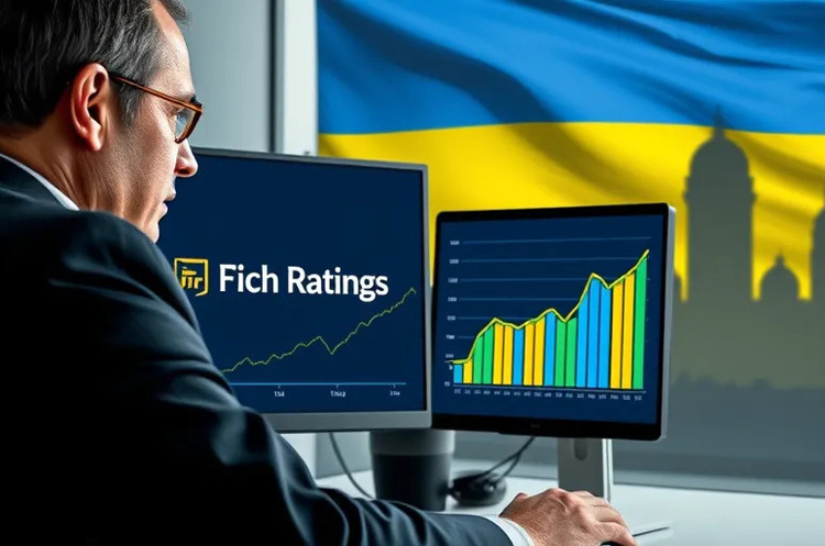 Зображення згенеровано ШІ Fitch підвищило кредитний рейтинг України після успішної реструктуризації боргу