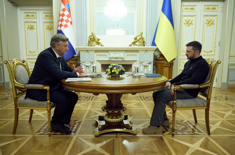 фото Офіційний сайт Президента України Зеленський: Хорватія надасть Україні новий пакет військової допомоги