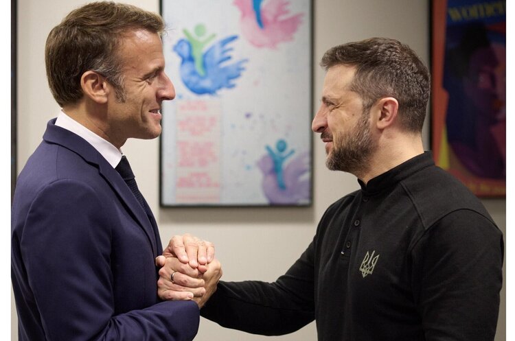 фото @EmmanuelMacron Макрон пообіцяв, що Франція підготує та оснастить українську бригаду