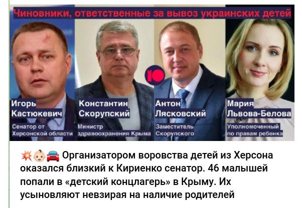 Some of russian officials involved in the deportation of Ukrainian children Not only Putin: French lawyers appealed to the ICC with the demand to prosecute other persons involved in the deportation of children from Ukraine
