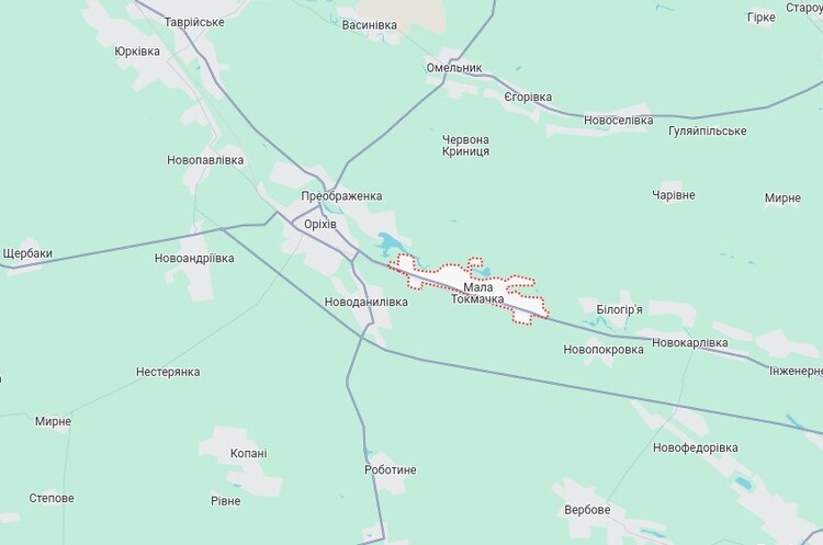 Google Maps росія готує наступ у Запорізькій області, щоб обрізати логістику ЗСУ — Сили оборони