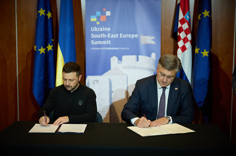 Україна та Хорватія підписали угоду про підтримку та співробітництво – Зеленський Україна та Хорватія підписали угоду про підтримку та співробітництво – Зеленський