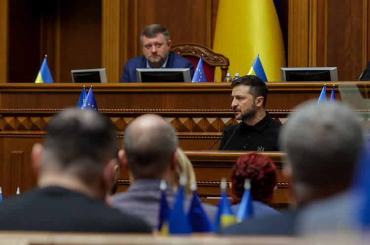 Володимир Зеленський представив План перемоги у Верховній Раді Володимир Зеленський представив План перемоги у Верховній Раді