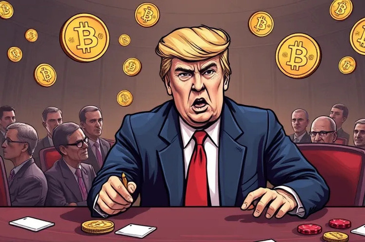 Зображення згенеровано ШІ Bitcoin зростає на тлі прогнозів про перемогу Трампа на виборах