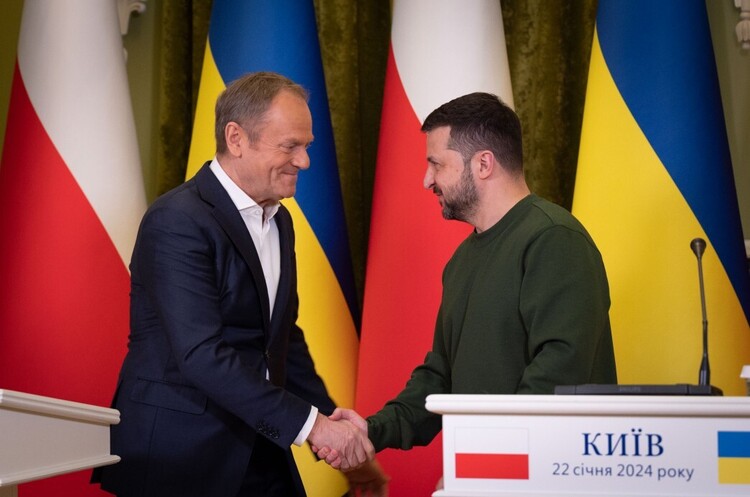 фото Офіційний сайт Президента України Прем'єр Польщі Туск: план перемоги Зеленського буде переглянуто після президентських виборів у США