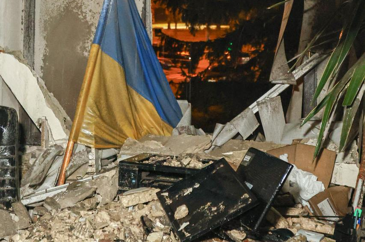 Зображення ілюстративне, наслідки російських атак по Україні Сили ППО збили 26 «шахедів» за ніч