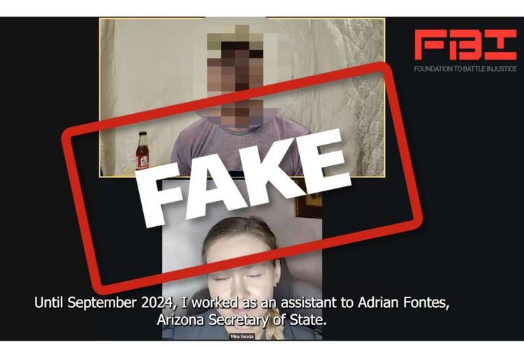 фото Foundation to Battle Injustice Пригожинська “фабрика тролів” поширює в США фальшиві відео з дискредитацією Гарріс - ФБР