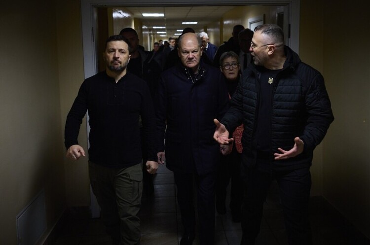 фото Офіційний сайт президента України Bild: Шольц насправді приїжджав до Києва, щоб з’ясувати, на які поступки готовий піти Зеленський