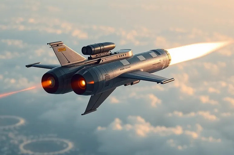 Зображення згенероване ШІ Фото: Fast Flux AI Ракета «Паляниця» вийшла у серійне виробництво – Умєров