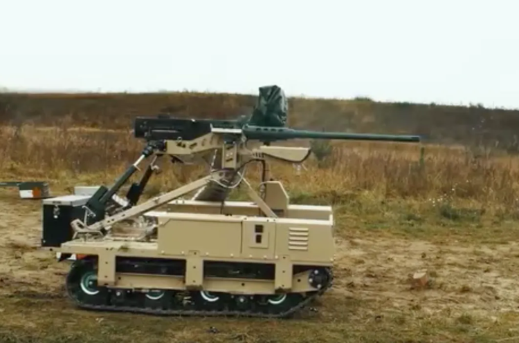 скріншот Україна схвалила використання бойових роботів Droid TW на полі бою