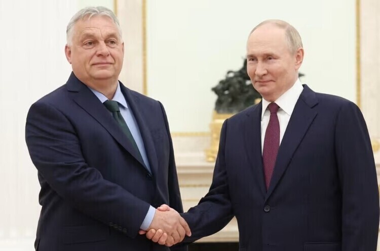 фото DR путін в розмові з Орбаном заявив, що «Україна не хоче миру»