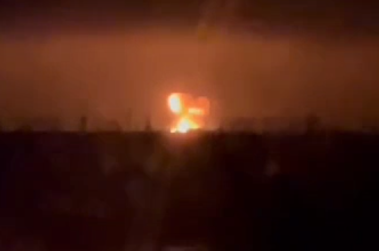 Ураження російського складу СБУ знищила склад боєприпасів на тимчасово окупованій Донеччині – ЗМІ