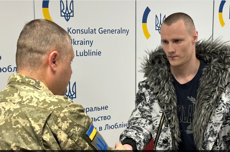 фото Орест Малькут\Радіо Свобода Перша бригада Українського легіону, яка пройшла підготовку в Польщі, вирушила в Україну – посол
