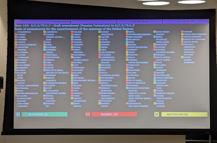 @SergiyKyslytsya Кислиця: росія хотіла «покарати» ООН за те, що організація не приймає дані з окупованих територій